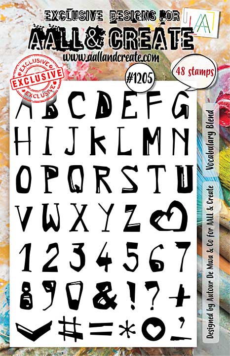 PRE: Aall and Create Stamp Set A5 Vocabulary Blend (0724)