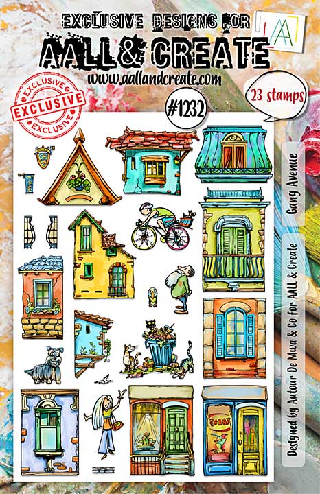 Aall and Create Stamp Set A5 Gang Avenue (0724)