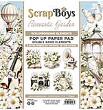 SO: ScrapBoys Romantic Garden 6x6 Inch Pop Up Paper Pad