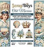 ScrapBoys Old Marina 6x6 Inch Pop Up Paper Pad