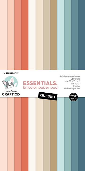 Creative Craftlab Aurelia Essentials Unicolor Paper Pad