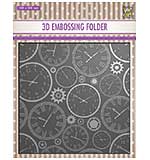 Nellie Snellen 3D Embossing Folder Time