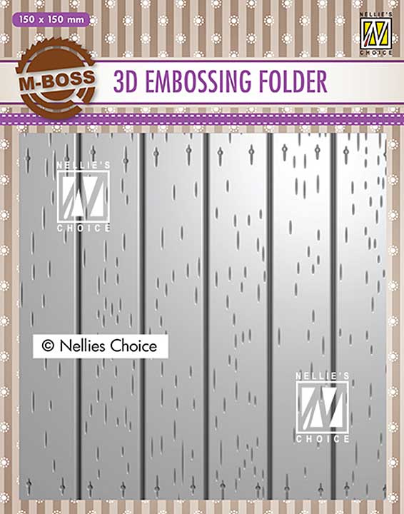 Nellie Snellen 3D Embossing Folder Stripe Pattern 2