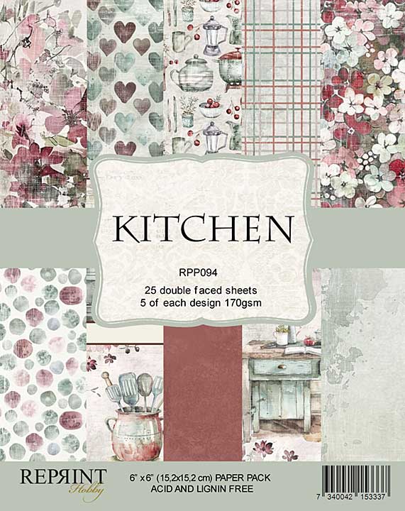 Reprint Kitchen 6x6 Inch Paper Pack