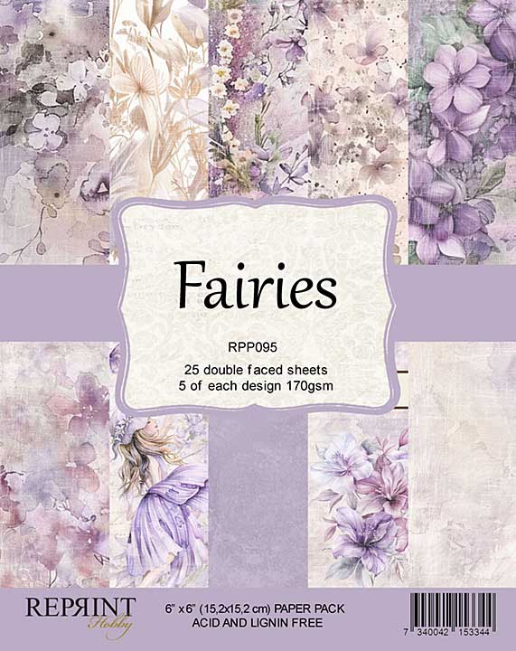 Reprint Fairies 6x6 Inch Paper Pack