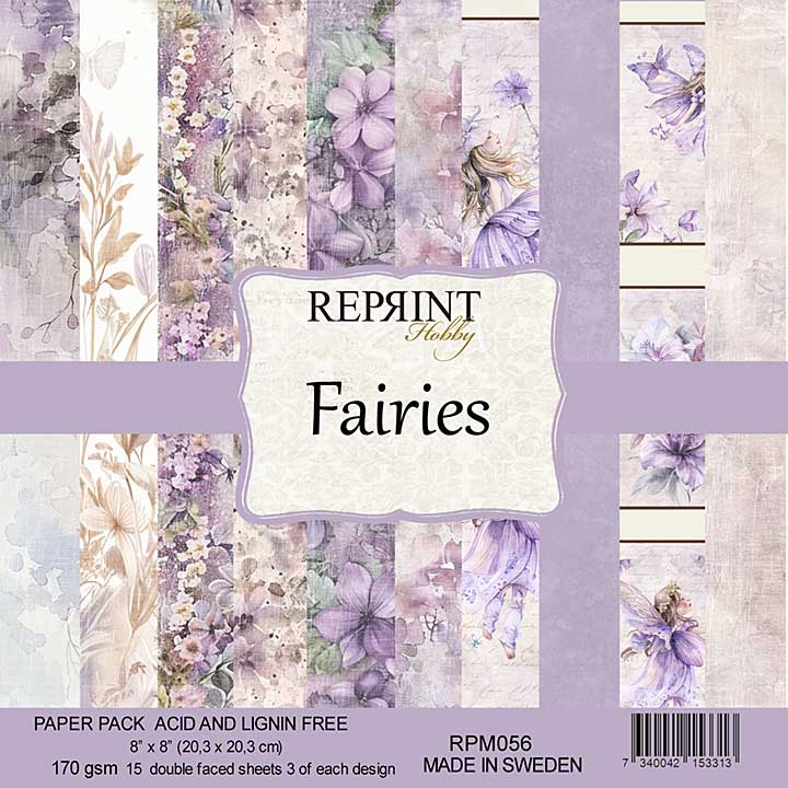 Reprint Fairies 8x8 Inch Paper Pack