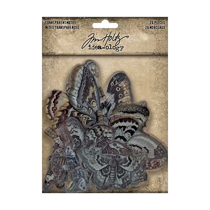 Idea-ology Tim Holtz Halloween Transparencies, Moths