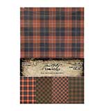 Idea-ology Tim Holtz Halloween Kraft-stock Halloween Sparkle Plaid