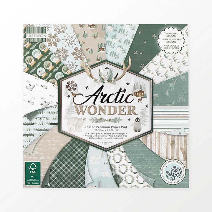 First Edition Arctic Wonder 8x8 Inch Paper Pad