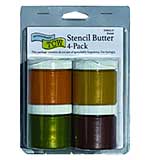 The Crafters Workshop Forest Stencil Butter 2 oz. (4pcs)