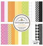 Doodlebug Design Hey Pumpkin 12x12 Inch Petite Prints Assortment Pack