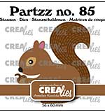 Crealies Partzz Dies No. 85 Squirrel