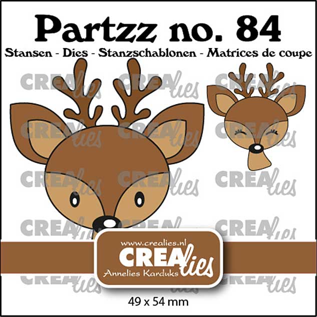 Crealies Partzz Dies No. 84 Deer