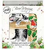 Sparkle Art Bree Merryn Boo (Cat with Robins) Card Kit