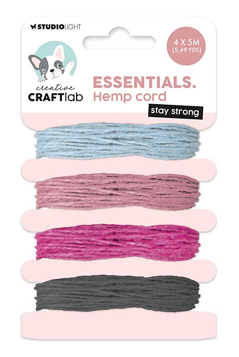 Creative Craftlab Stay Strong Essentials Hemp Cord (4x5m)