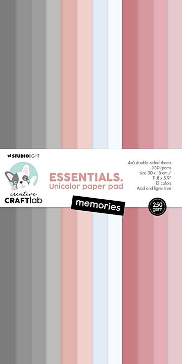 Creative Craftlab Memories Essentials Unicolor Paper Pad