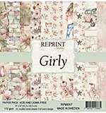 Reprint Girly 8x8 Inch Paper Pack