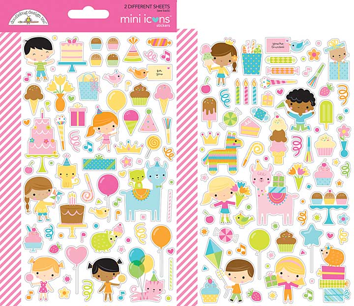 Doodlebug Design Hey Cupcake Mini Icons Stickers