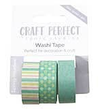 Craft Perfect Washi Tape 3 Rolls - Spring Meadow