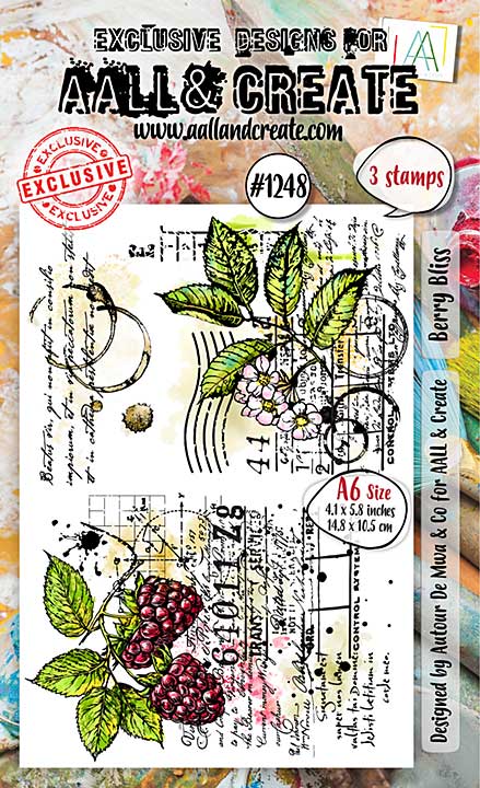 Aall and Create Stamp Set A6 Berry Bliss