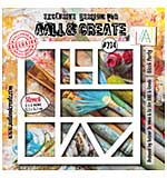 Aall and Create Stencil 6x6 Inch Block Party