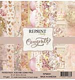 Reprint Congrats 8x8 Inch Paper Pack