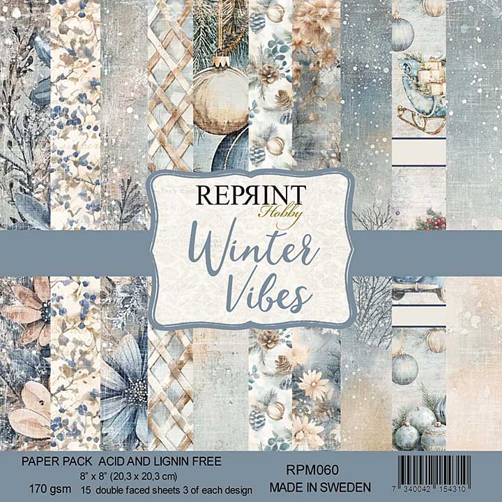 Reprint Winter Vibes 8x8 Inch Paper Pack