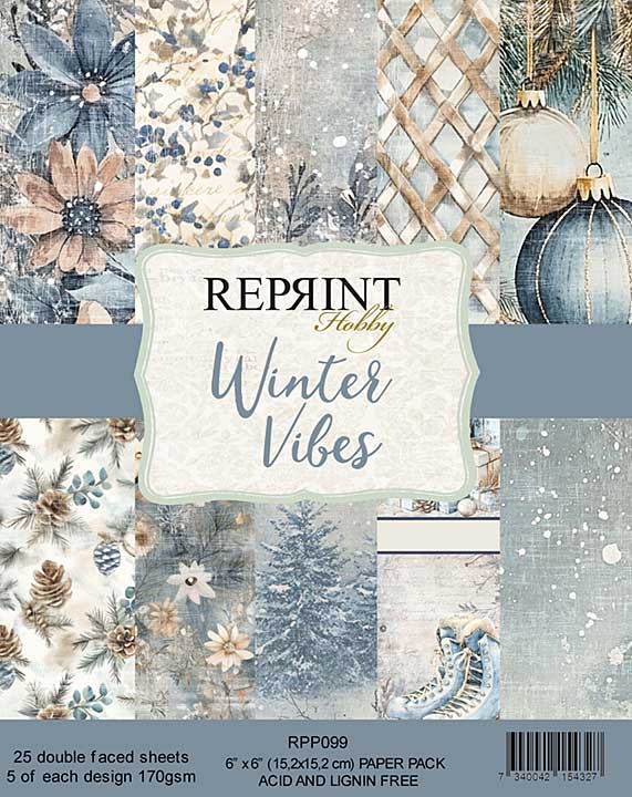 Reprint Winter Vibes 6x6 Inch Paper Pack