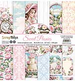 ScrapBoys Sweet Peonies 12x12 Inch Paper Pad