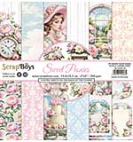 ScrapBoys Sweet Peonies 6x6 Inch Paper Pad