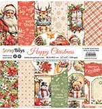 ScrapBoys Happy Christmas 12x12 Inch Paper Pad