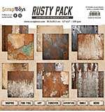 ScrapBoys Rusty Pack 12x12 Inch Paper Pad