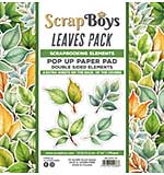 ScrapBoys Leaves Pack 6x6 Inch Pop Up Paper Pad