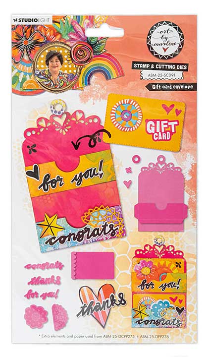 Art By Marlene Gift Card Envelope Stamp and Cutting Dies