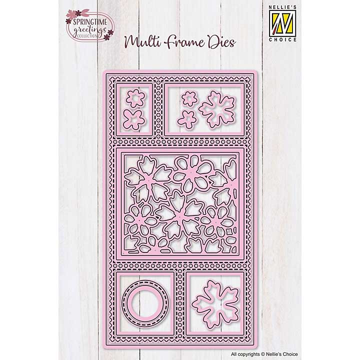 Nellie Snellen Multi Frame Dies Slimline Flowers (MFD176)