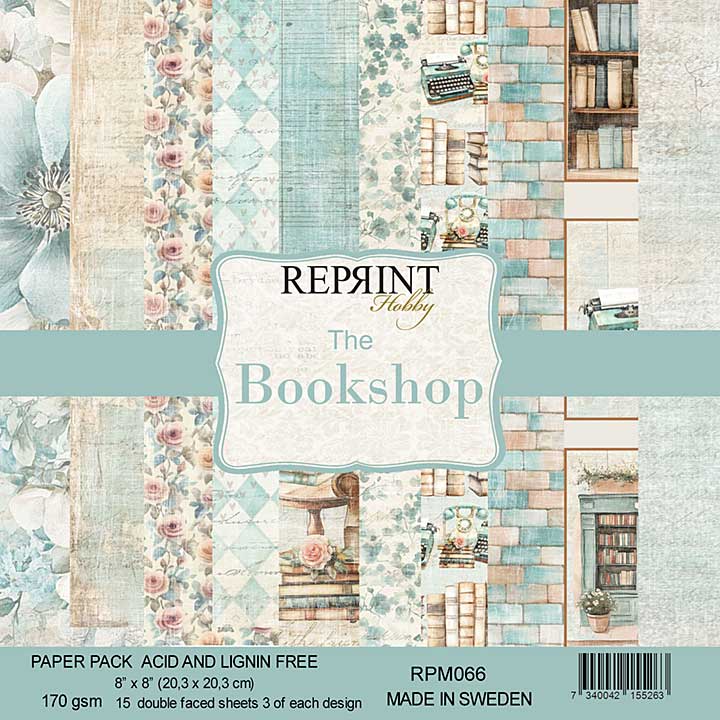 Reprint The Bookshop 8x8 Inch Paper Pack