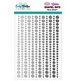 CarlijnDesign Glitter Enamel Dots Holo Silver (300pcs)