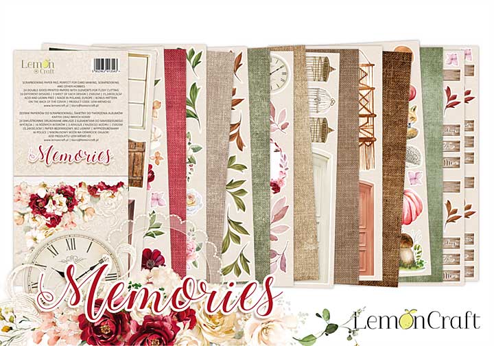 LemonCraft Memories 6x12 Inch Paper Pad