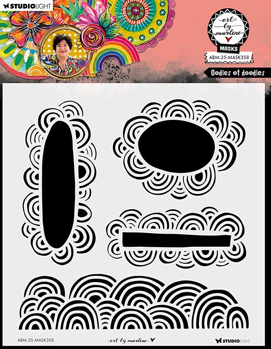 Art By Marlene Doodles of Doodles Mask