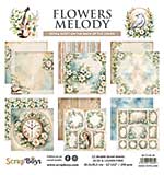 ScrapBoys Flowers Melody 12x12 Inch Paper Pad