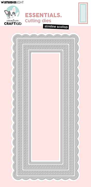 Creative Craftlab Slimline Scallop Essentials Cutting Die