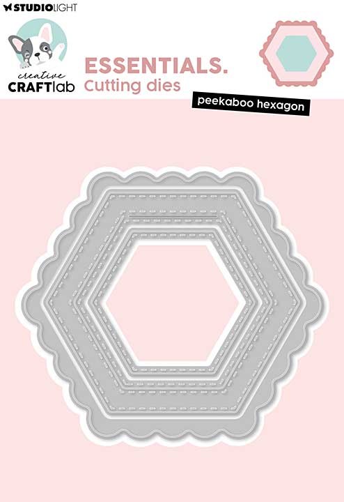 Creative Craftlab Peekaboo Hexagon Essentials Cutting Die