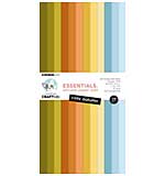 Creative Craftlab Cosy Autumn Essentials Unicolor Paper Pad