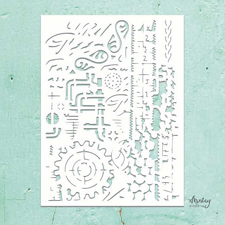 Mintay Kreativa Stencil 6x8 Inch Mixed 11