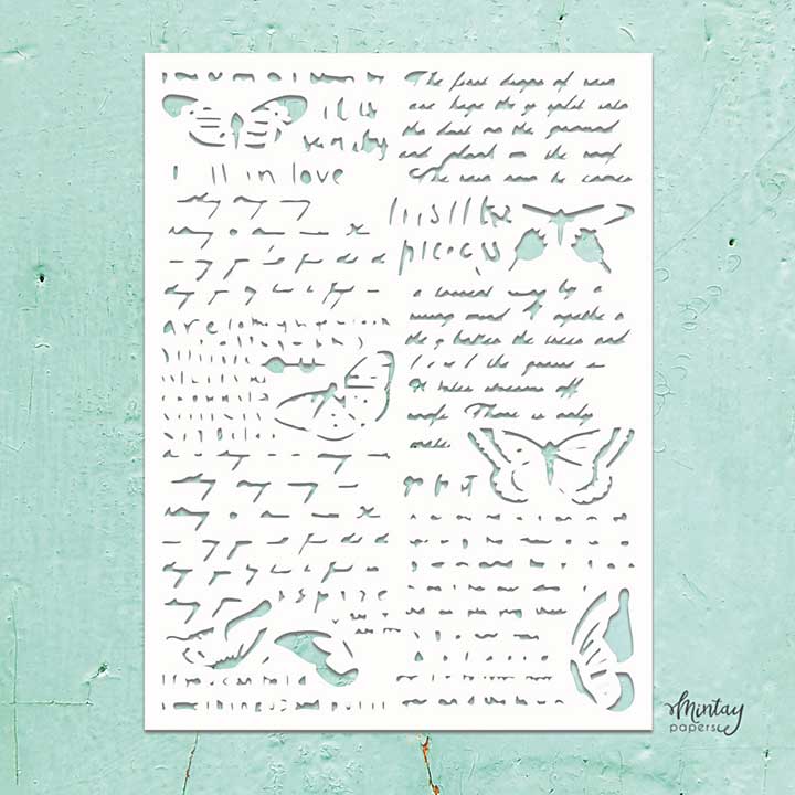 Mintay Kreativa Stencil 6x8 Inch Mixed 6