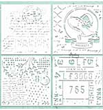 Mintay Chippies Decor 12x12 Inch Patterns 3