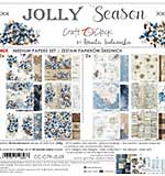 Craft OClock Jolly Season 8x8 Inch Medum Papers Set
