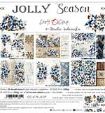 Craft OClock Jolly Season 8x8 Inch Paper Set