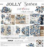 Craft OClock Jolly Season 12x12 Inch Paper Set