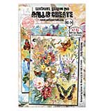 Aall and Create Radiant Florals A5 Rub-Ons Zesty Blossoms